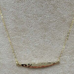 J Crew Curved Bar Necklace NWT!